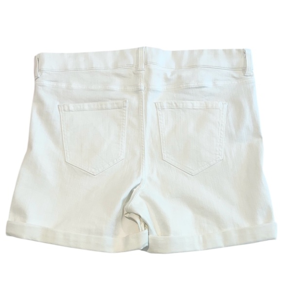 Liverpool Los Angeles The Short High Rise Stretch White Cuffed Jean Shorts 14 - Picture 2 of 5